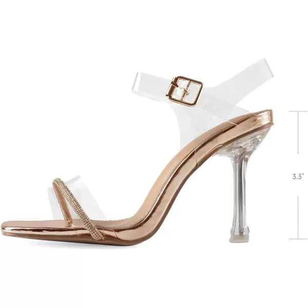 MUSSHOE Heels for Women Women's Heeled Sandals