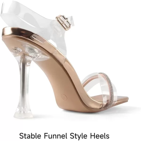 MUSSHOE Heels for Women Women's Heeled Sandals