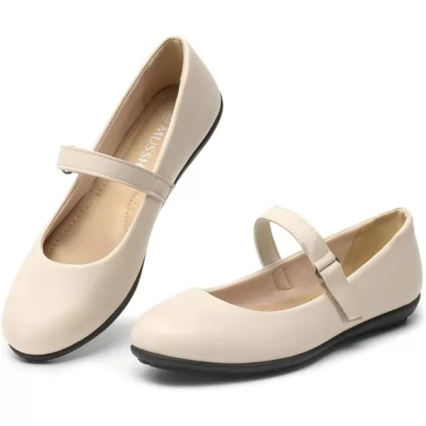 MUSSHOE Flats Shoes for Women Dressy Comfortable Slip-on Flats for Women Round Toe