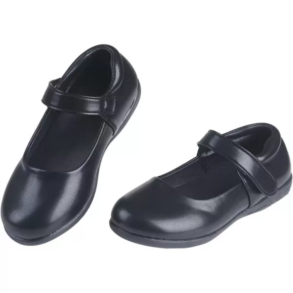 MUSSHOE Girls Shoes Mary Jane Shoes for Toddler Flower Comfortable Strap Dress Flats School Wedding Party