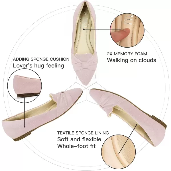 MUSSHOE Flat Shoes Women Comfortable Slip on Women's Flats Dress Shoes for Women