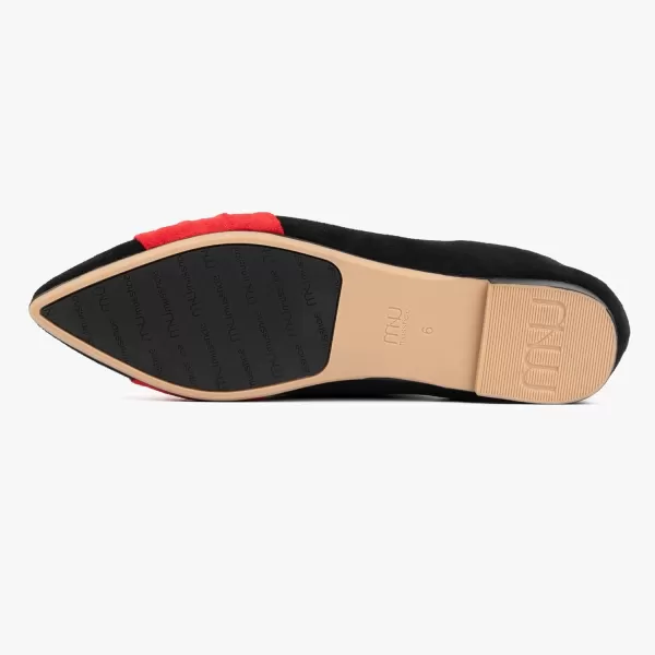 MUSSHOE Flat Shoes Women Comfortable Slip on Women's Flats Dress Shoes for Women
