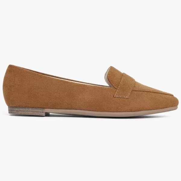 MUSSHOE Women's Flats, Comfortable Pointed Toe Flats for Women Soft Suede Women's Loafers &amp; Slip-ons for Work Dating and Casual