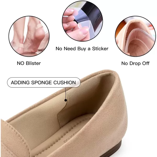MUSSHOE Women's Flats, Comfortable Pointed Toe Flats for Women Soft Suede Women's Loafers &amp; Slip-ons for Work Dating and Casual