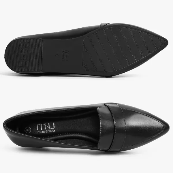 MUSSHOE Women's Flats, Comfortable Pointed Toe Flats for Women Soft Suede Women's Loafers &amp; Slip-ons for Work Dating and Casual