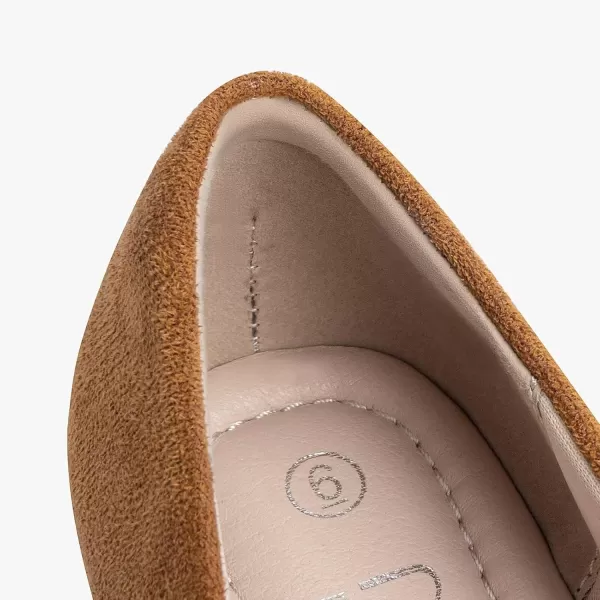 MUSSHOE Women's Flats, Comfortable Pointed Toe Flats for Women Soft Suede Women's Loafers &amp; Slip-ons for Work Dating and Casual