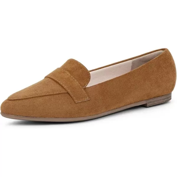 MUSSHOE Women's Flats, Comfortable Pointed Toe Flats for Women Soft Suede Women's Loafers &amp; Slip-ons for Work Dating and Casual