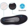 imageMUSSHOE Walking Shoes Women Breathe Mesh Slip On Sneakers Women Comfortable LightweightBlack White