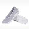 imageMUSSHOE Walking Shoes Women Breathe Mesh Slip On Sneakers Women Comfortable LightweightGrey Sliver