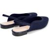 imageMUSSHOE Slingback Flats for Women Pointed Toe Flats for Women Dressy Comfort Work Office Shoes for WomenBlue