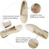 imageUSSHOE Flats Shoes for Women Slip on Round Toe Comfortable Womens Flats Ballet Flats Shoes LoafersBeige Pu