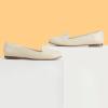 imageUSSHOE Flats Shoes for Women Slip on Round Toe Comfortable Womens Flats Ballet Flats Shoes LoafersBeige Pu
