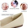 imageUSSHOE Flats Shoes for Women Slip on Round Toe Comfortable Womens Flats Ballet Flats Shoes LoafersBeige Pu