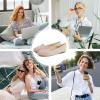 imageUSSHOE Flats Shoes for Women Slip on Round Toe Comfortable Womens Flats Ballet Flats Shoes LoafersBeige Suede Glitter