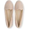 imageUSSHOE Flats Shoes for Women Slip on Round Toe Comfortable Womens Flats Ballet Flats Shoes LoafersBeige Suede Glitter