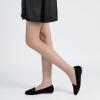 imageUSSHOE Flats Shoes for Women Slip on Round Toe Comfortable Womens Flats Ballet Flats Shoes LoafersBlack Suede Glitter