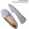 imageUSSHOE Flats Shoes for Women Slip on Round Toe Comfortable Womens Flats Ballet Flats Shoes LoafersGrey Bf2