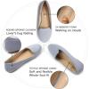 imageUSSHOE Flats Shoes for Women Slip on Round Toe Comfortable Womens Flats Ballet Flats Shoes LoafersGrey Bf2