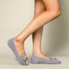 imageUSSHOE Flats Shoes for Women Slip on Round Toe Comfortable Womens Flats Ballet Flats Shoes LoafersGrey Embroidery Bf2