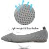 imageUSSHOE Flats Shoes for Women Slip on Round Toe Comfortable Womens Flats Ballet Flats Shoes LoafersGrey Suede 328