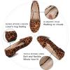 imageUSSHOE Flats Shoes for Women Slip on Round Toe Comfortable Womens Flats Ballet Flats Shoes LoafersLeopard Bf2