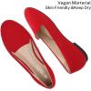 imageUSSHOE Flats Shoes for Women Slip on Round Toe Comfortable Womens Flats Ballet Flats Shoes LoafersRed Bf2