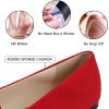 imageUSSHOE Flats Shoes for Women Slip on Round Toe Comfortable Womens Flats Ballet Flats Shoes LoafersRed Bf2