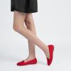 imageUSSHOE Flats Shoes for Women Slip on Round Toe Comfortable Womens Flats Ballet Flats Shoes LoafersRed Suede Glitter