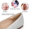 imageUSSHOE Flats Shoes for Women Slip on Round Toe Comfortable Womens Flats Ballet Flats Shoes LoafersSilver Rhinestone
