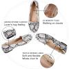 imageUSSHOE Flats Shoes for Women Slip on Round Toe Comfortable Womens Flats Ballet Flats Shoes LoafersSnake