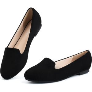 imageUSSHOE Flats Shoes for Women Slip on Round Toe Comfortable Womens Flats Ballet Flats Shoes LoafersBlack Bf2