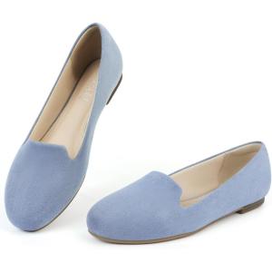 imageUSSHOE Flats Shoes for Women Slip on Round Toe Comfortable Womens Flats Ballet Flats Shoes LoafersGrey Bf2