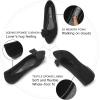 imageMUSSHOE Flat Shoes Women Comfortable Slip on Womens Flats Dress Shoes for WomenBlack Suede3