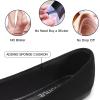 imageMUSSHOE Flat Shoes Women Comfortable Slip on Womens Flats Dress Shoes for WomenBlack Suede3