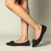 imageMUSSHOE Flat Shoes Women Comfortable Slip on Womens Flats Dress Shoes for WomenBlack Suede3