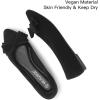 imageMUSSHOE Flat Shoes Women Comfortable Slip on Womens Flats Dress Shoes for WomenBlack Suede3