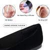 imageMUSSHOE Flat Shoes Women Comfortable Slip on Womens FlatsBlack