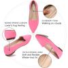 imageMUSSHOE Flat Shoes Women Comfortable Slip on Womens FlatsPink