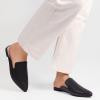 imageMUSSHOE Mules for Women Flats Comfortable Pointed Toe Women MulesBlack