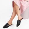 imageMUSSHOE Mules for Women Flats Comfortable Pointed Toe Women MulesBlack