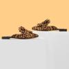 imageMUSSHOE Women Mules Pointed Toe Flats  Comfortable Slip on Work Loafers for Professional Woman Aged 2540 Casual Classic Dressy 2025Leopard Suede