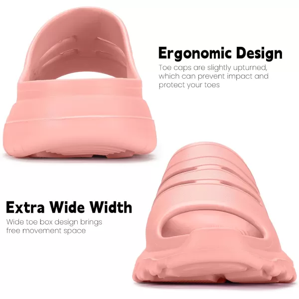 Gaatpot Recovery Sandals Mens Womens Thick Cushion Slides with Comfortable Plantar Fasciitis Arch Support Orthotic Open Toe Athletic Indoor Outdoor Sport Slippers