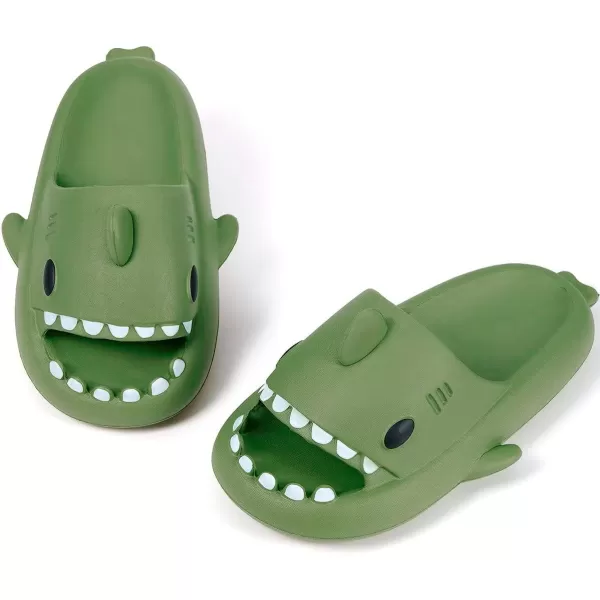 Gaatpot Womens Mens Shark Slides Cloud Slippers Summer Open Toe Slide Sandals with Cushioned Thick Sole