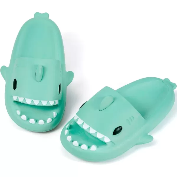 Gaatpot Womens Mens Shark Slides Cloud Slippers Summer Open Toe Slide Sandals with Cushioned Thick Sole