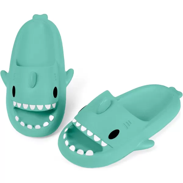Gaatpot Womens Mens Shark Slides Cloud Slippers Summer Open Toe Slide Sandals with Cushioned Thick Sole