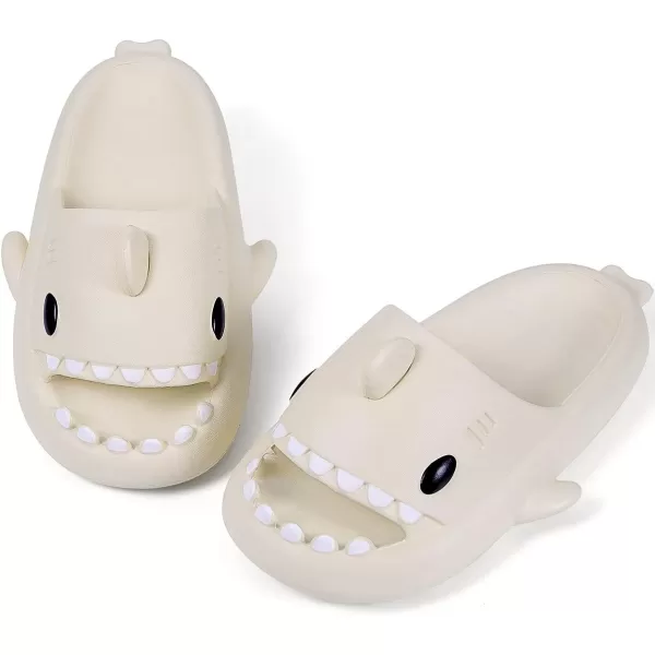 Gaatpot Womens Mens Shark Slides Cloud Slippers Summer Open Toe Slide Sandals with Cushioned Thick Sole