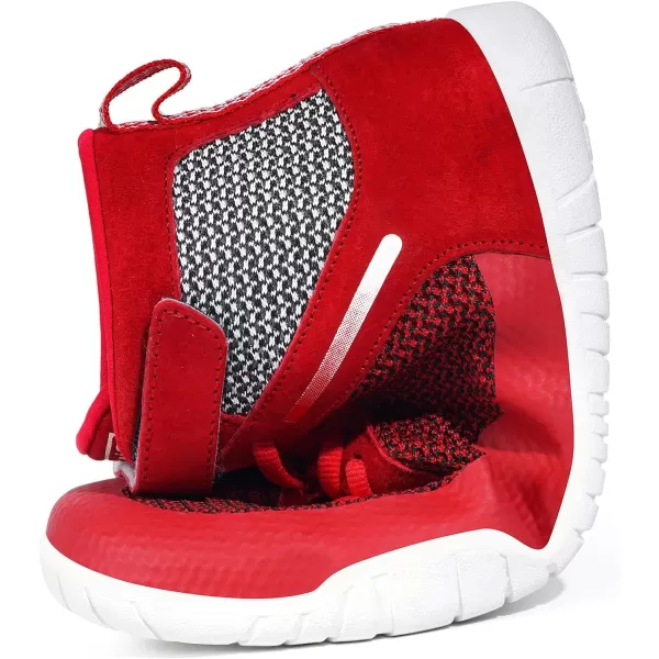 Men’s Barefoot Minimalist Shoes High Top Wide Fitness Cross-Trainer Zero Drop Sole