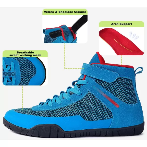 Men’s Barefoot Minimalist Shoes High Top Wide Fitness Cross-Trainer Zero Drop Sole