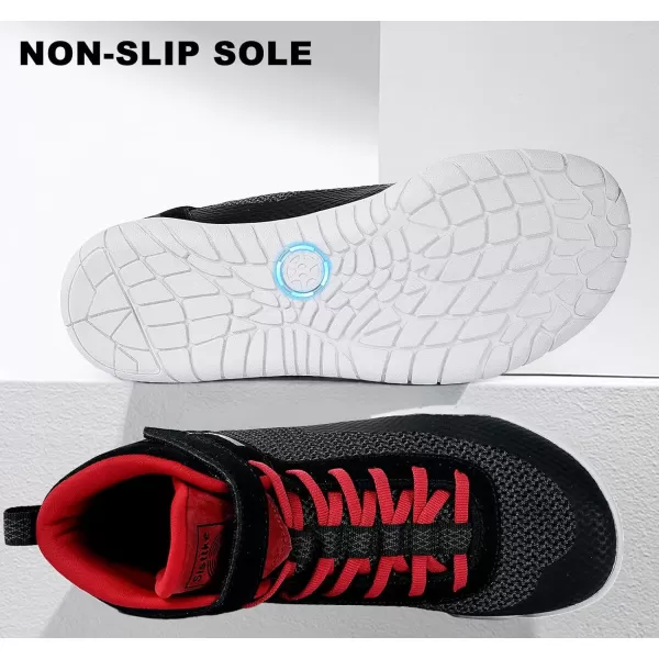 Men’s Barefoot Minimalist Shoes High Top Wide Fitness Cross-Trainer Zero Drop Sole
