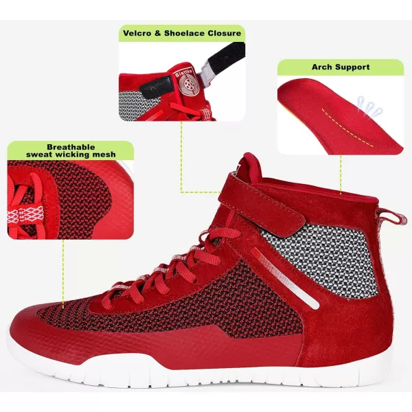 Men’s Barefoot Minimalist Shoes High Top Wide Fitness Cross-Trainer Zero Drop Sole